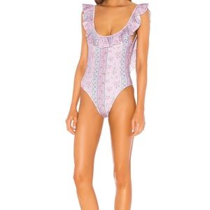 Lovers and Friends one piece floral swimsuit Size XS
